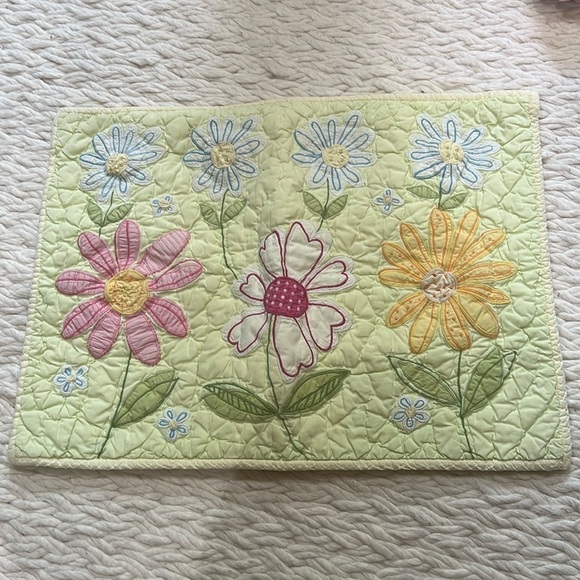 Pottery Barn Kids Daisy Garden Standard Sham - Picture 2 of 9